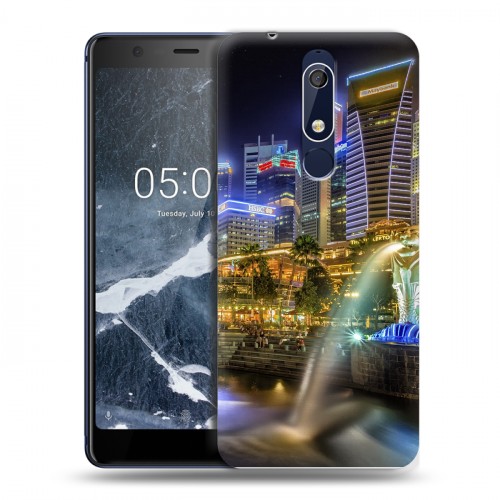 Дизайнерский пластиковый чехол для Nokia 5.1 Сингапур