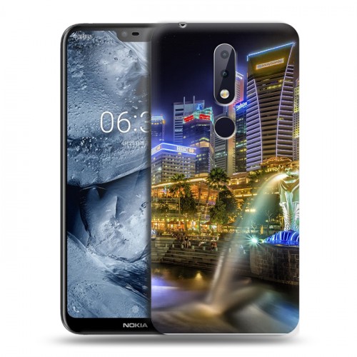 Дизайнерский пластиковый чехол для Nokia 6.1 Plus Сингапур