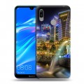 Дизайнерский пластиковый чехол для Huawei Y6 (2019) Сингапур