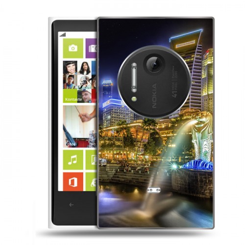 Дизайнерский пластиковый чехол для Nokia Lumia 1020 Сингапур