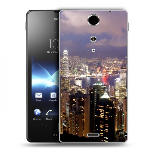 Дизайнерский пластиковый чехол для Sony Xperia TX Сингапур