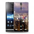 Дизайнерский пластиковый чехол для Sony Xperia S Сингапур