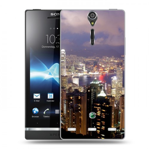 Дизайнерский пластиковый чехол для Sony Xperia S Сингапур