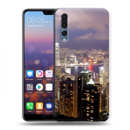 Дизайнерский силиконовый с усиленными углами чехол для Huawei P20 Pro Сингапур