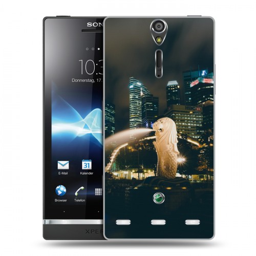 Дизайнерский пластиковый чехол для Sony Xperia S Сингапур