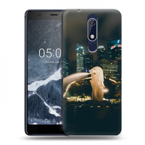 Дизайнерский пластиковый чехол для Nokia 5.1 Сингапур