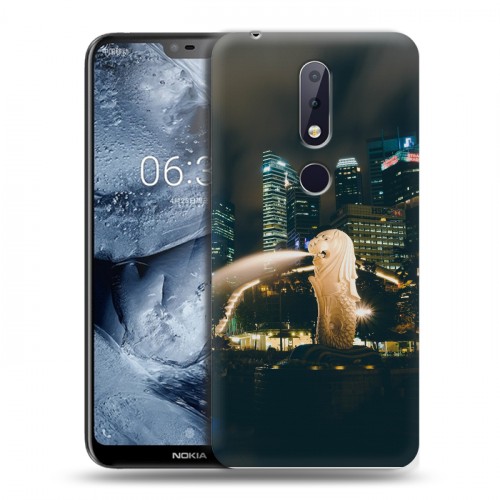 Дизайнерский пластиковый чехол для Nokia 6.1 Plus Сингапур