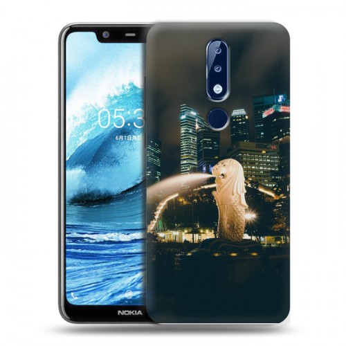 Дизайнерский силиконовый чехол для Nokia 5.1 Plus Сингапур