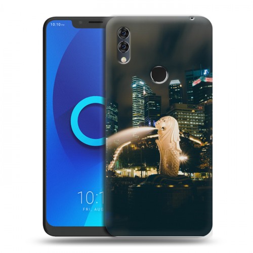 Дизайнерский силиконовый чехол для Alcatel 5V Сингапур