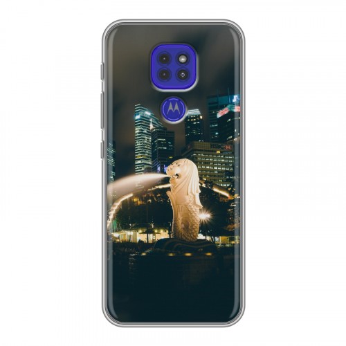 Дизайнерский силиконовый чехол для Motorola Moto G9 Play Сингапур