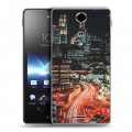 Дизайнерский пластиковый чехол для Sony Xperia TX Сингапур