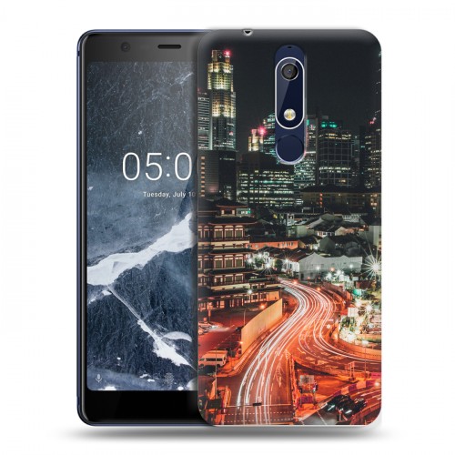 Дизайнерский пластиковый чехол для Nokia 5.1 Сингапур