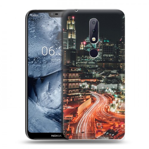 Дизайнерский пластиковый чехол для Nokia 6.1 Plus Сингапур