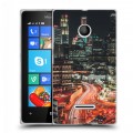 Дизайнерский пластиковый чехол для Microsoft Lumia 435 Сингапур