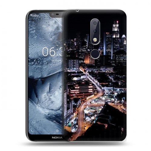 Дизайнерский силиконовый чехол для Nokia 6.1 Plus Сингапур