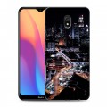 Дизайнерский силиконовый с усиленными углами чехол для Xiaomi RedMi 8A Сингапур