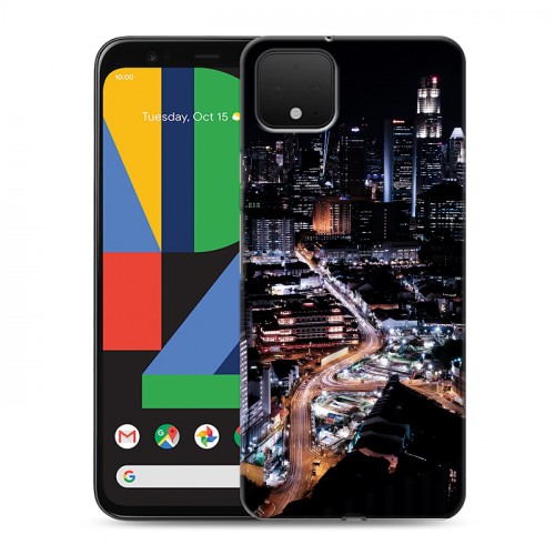 Дизайнерский пластиковый чехол для Google Pixel 4 XL Сингапур