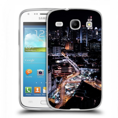 Дизайнерский пластиковый чехол для Samsung Galaxy Core Сингапур