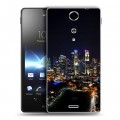 Дизайнерский пластиковый чехол для Sony Xperia TX Сингапур