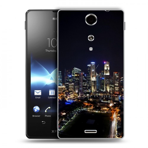 Дизайнерский пластиковый чехол для Sony Xperia TX Сингапур