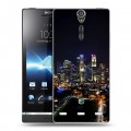 Дизайнерский пластиковый чехол для Sony Xperia S Сингапур