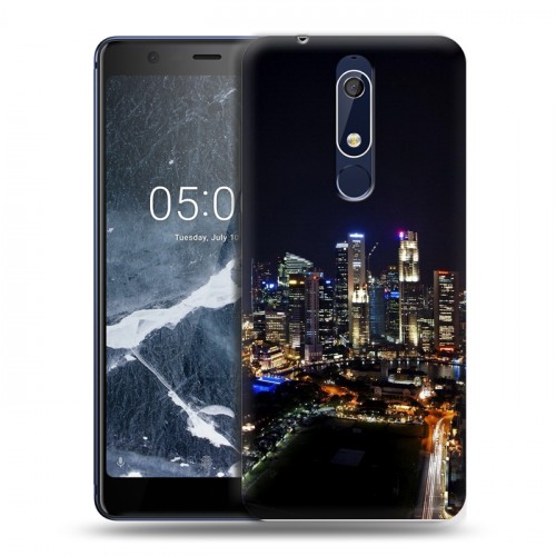 Дизайнерский пластиковый чехол для Nokia 5.1 Сингапур