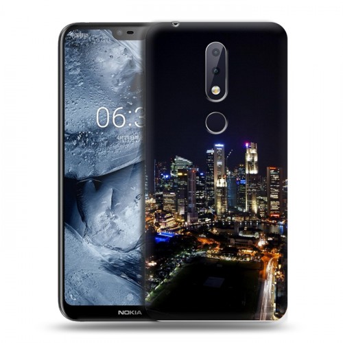 Дизайнерский пластиковый чехол для Nokia 6.1 Plus Сингапур