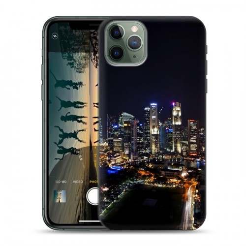 Дизайнерский пластиковый чехол для Iphone 11 Pro Max Сингапур
