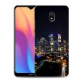 Дизайнерский силиконовый с усиленными углами чехол для Xiaomi RedMi 8A Сингапур