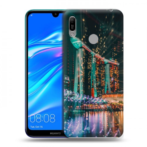 Дизайнерский пластиковый чехол для Huawei Y6 (2019) Сингапур