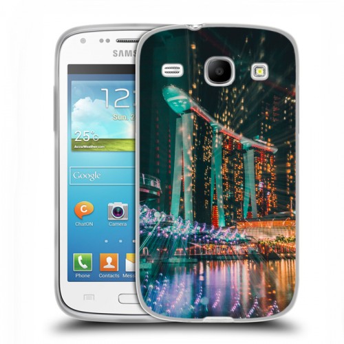 Дизайнерский силиконовый чехол для Samsung Galaxy Core Сингапур