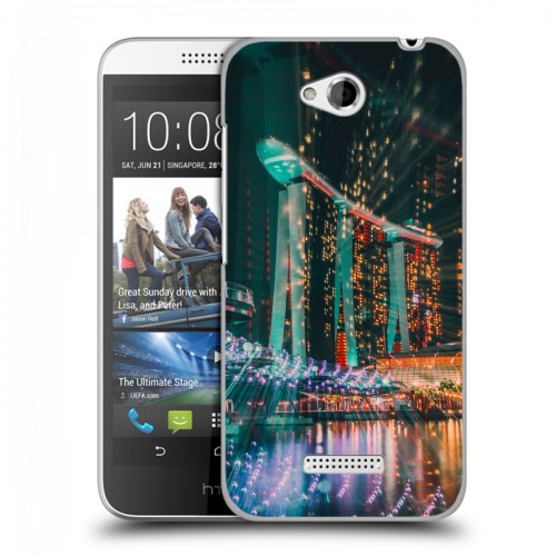Дизайнерский силиконовый чехол для HTC Desire 616 Сингапур