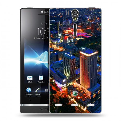 Дизайнерский пластиковый чехол для Sony Xperia S Сингапур