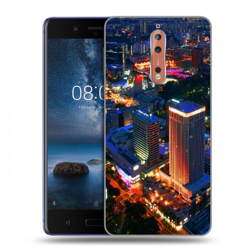 Дизайнерский пластиковый чехол для Nokia 8 Сингапур