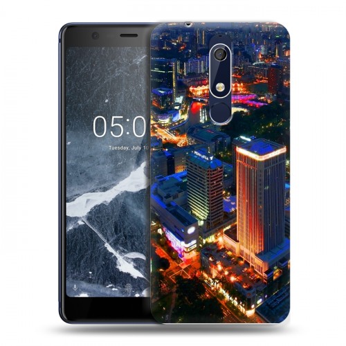 Дизайнерский пластиковый чехол для Nokia 5.1 Сингапур