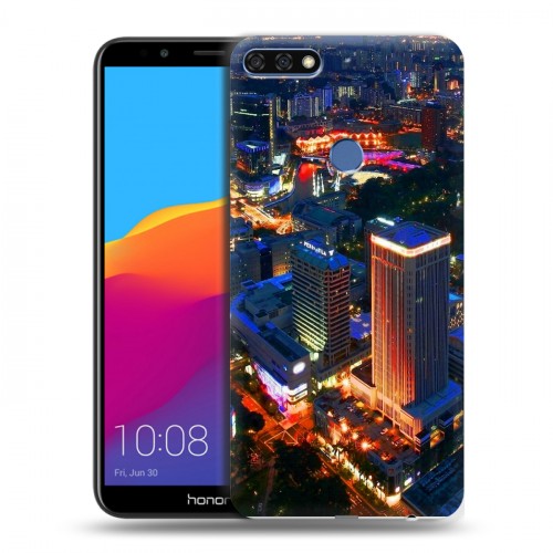 Дизайнерский пластиковый чехол для Huawei Honor 7C Pro Сингапур