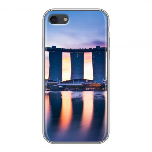 Дизайнерский силиконовый с усиленными углами чехол для Iphone 7 Сингапур