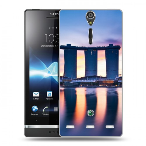 Дизайнерский пластиковый чехол для Sony Xperia S Сингапур