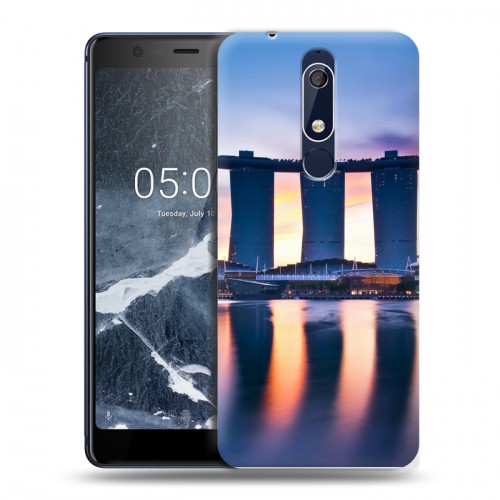 Дизайнерский пластиковый чехол для Nokia 5.1 Сингапур