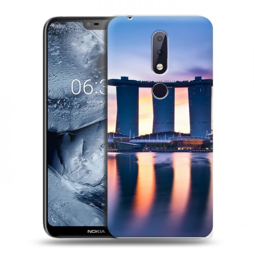 Дизайнерский пластиковый чехол для Nokia 6.1 Plus Сингапур