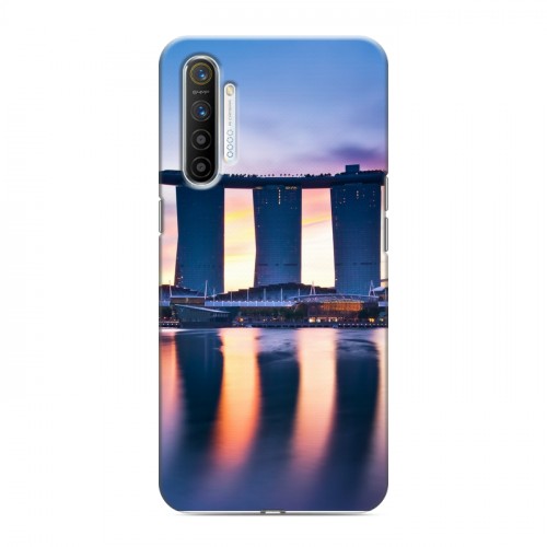 Дизайнерский силиконовый с усиленными углами чехол для Realme XT Сингапур