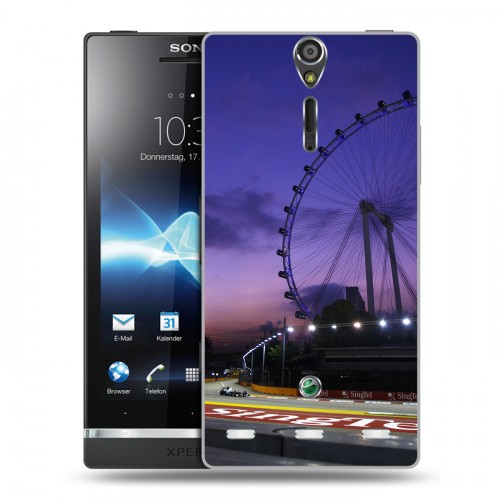 Дизайнерский пластиковый чехол для Sony Xperia S Сингапур