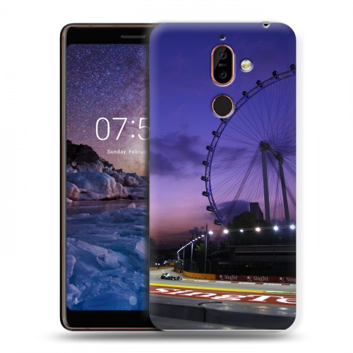 Дизайнерский пластиковый чехол для Nokia 7 Plus Сингапур