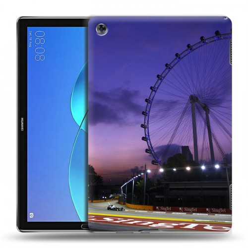 Дизайнерский силиконовый чехол для Huawei MediaPad M5 Lite Сингапур
