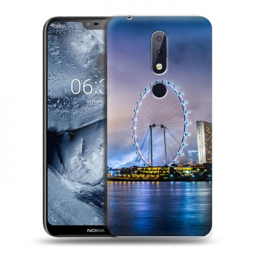 Дизайнерский пластиковый чехол для Nokia 6.1 Plus Сингапур