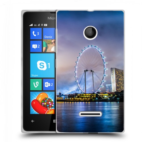 Дизайнерский пластиковый чехол для Microsoft Lumia 435 Сингапур