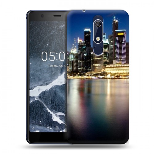 Дизайнерский пластиковый чехол для Nokia 5.1 Сингапур