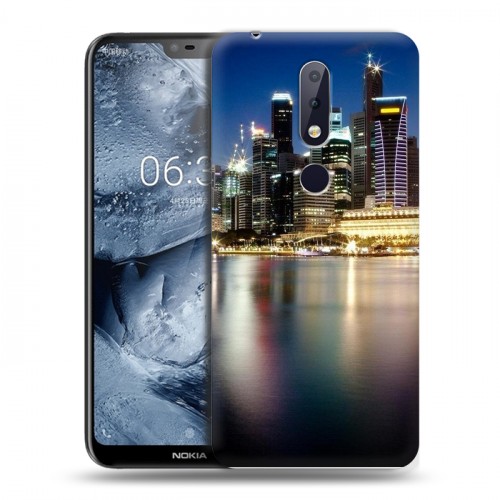 Дизайнерский пластиковый чехол для Nokia 6.1 Plus Сингапур