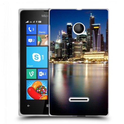 Дизайнерский пластиковый чехол для Microsoft Lumia 435 Сингапур