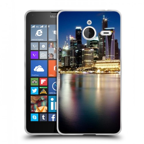 Дизайнерский пластиковый чехол для Microsoft Lumia 640 XL Сингапур